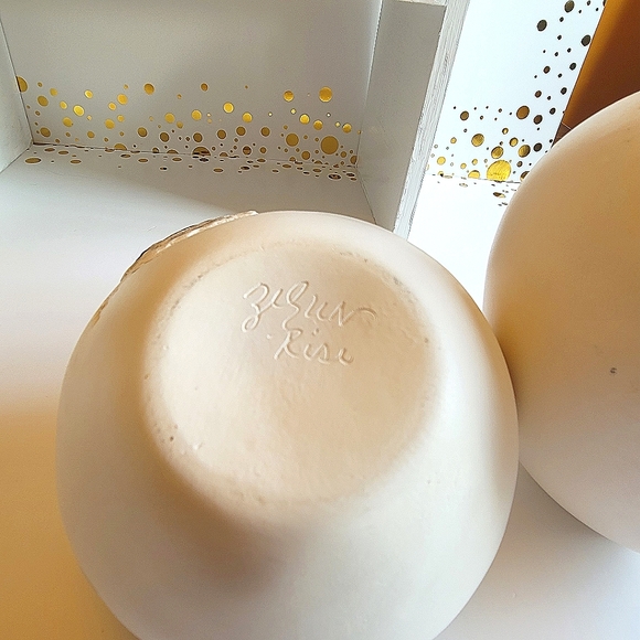 5 PC LOT OF VINTAGE "SHARLEEN PEDRO" SIGNED HANDMADE LAGUNA NM RARE VASES - Picture 9 of 9